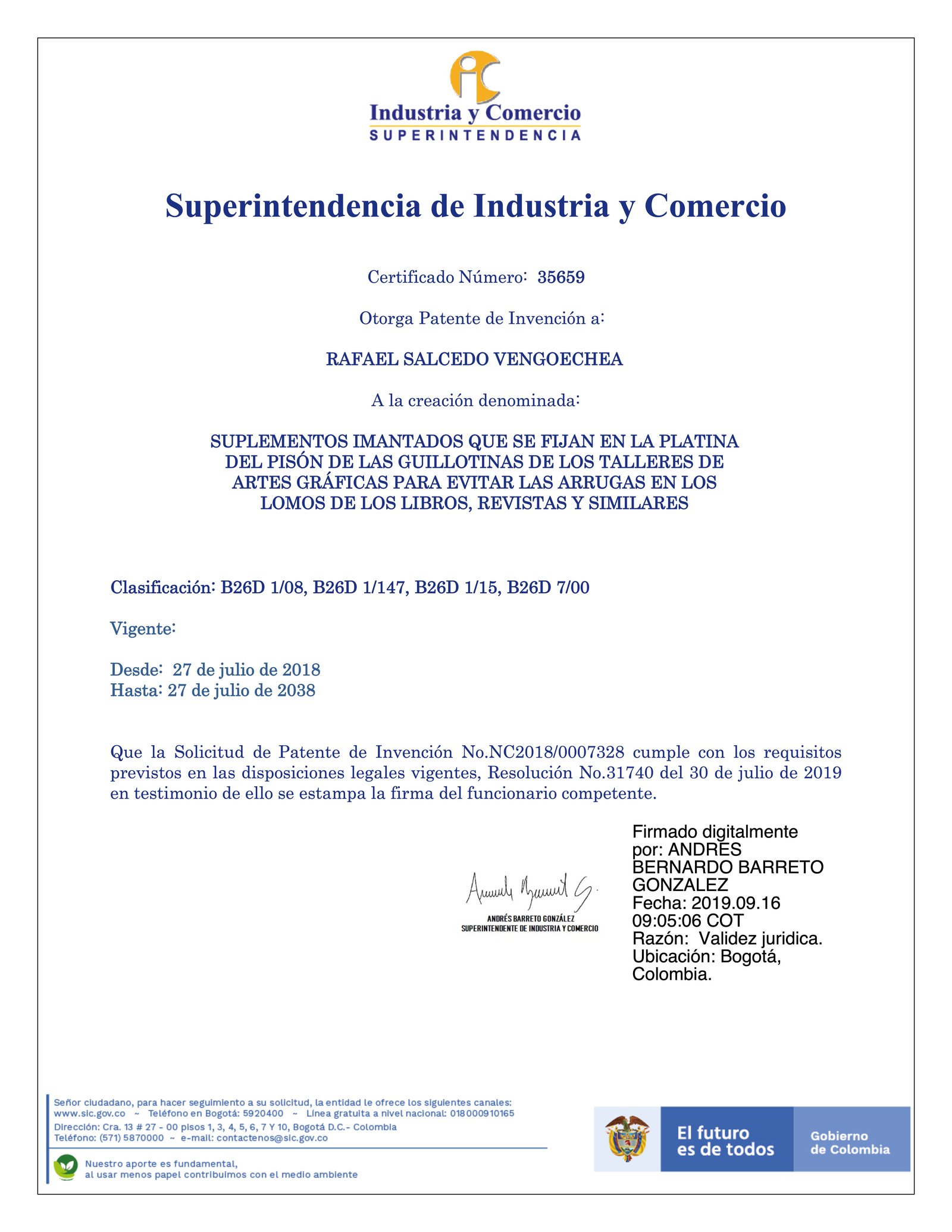 Suplementos Imantados para Platina de Pisón